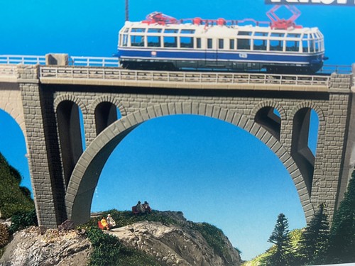 Stone arch bridge - stone,